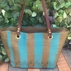 Oaxaca Handwoven Plastic Handbag Tote